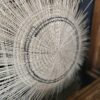 Sunburst Woven Wall Art – Large Fringed Straw Medallion Decor